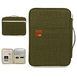 BTSKY Multi-functional A4 Document Bags Portfolio Organizer-