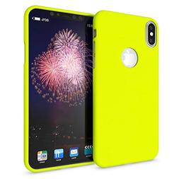 NALIA Case for iPhone X XS, Ultra-Thin Phone Cover TPU Neon 