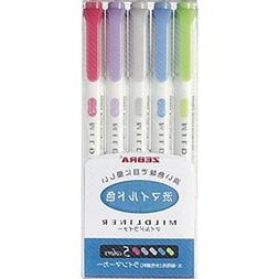 Mildliner, 5 Color Set