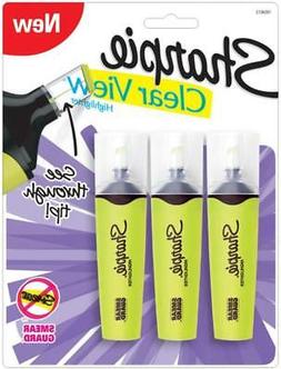 See Through Tip Medium Fluorent Yellow