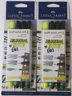 NEW! Faber Castell Pitt Artist Pens A Lot of 2 Packs 4 Pens 