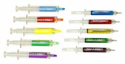 And Pen Set - 5 Syringe Pens+highlighters 10pc
