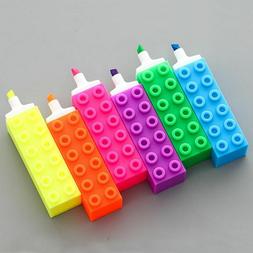 For Drawing Marker Kids Color Pens Funny Building Block Pen