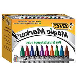 BIC Low Odor & Bold Writing Dry Erase Marker, Chisel Tip, As