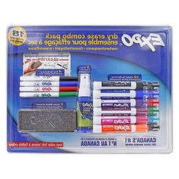 Expo Low Odor Dry Erase Marker Set, Chisel and Ultra Fine, A