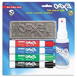 EXPO Low Odor Dry Erase Marker Starter Set, Assorted, 72 Pie