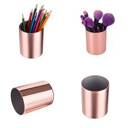 IMEEA Pen Cup Pencil Holder Makeup Brush Heavy Duty SUS304 S