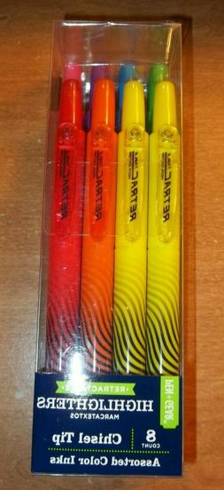 S 8 Count Chisel Tip Asst Color Ink