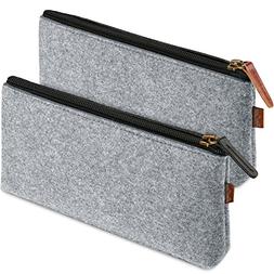 ProCase Pencil Bag Pen Case, Felt Students Stationery Pouch 