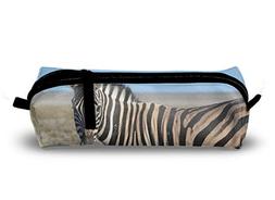 Pencil Case, Zebra Pen Case Zipper Bag Office Organizer Make