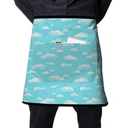 Jaylon Pocket Half Length Short Waist Apron Cloud Blue Weath