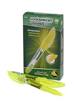 - Chisel Marker Point Style - Fluorescent Yellow Ink - 12 / 