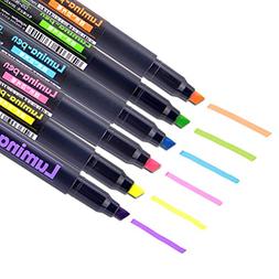Pocket Highlighters,Smooth Quick-drying Ink,Chisel Tip,Assor
