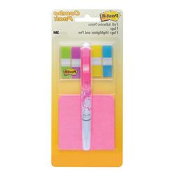 Post-it Flags Value Pack, 3x3 Full Adhesive Notes, 1/2" Flag