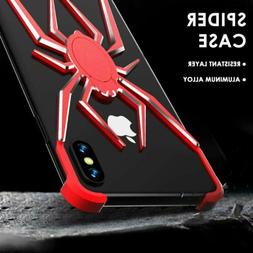 R-Just Slim Highlight Spider Metal Aluminum Case For iPhone 