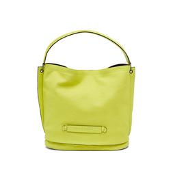 Yellow 3d Shield Leather Hobo Bag Summer Nwt