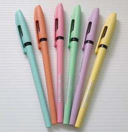 Stabilo Re-Liner Pastel pack of 6 Fine 0.38 mm. ink black sc