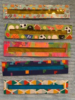5 Different Patterns 5 Per Pack