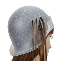 Reusable Silicone Dye Hat Cap for Hair Color Highlighting Ha