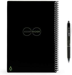 Rocketbook Erasable, Reusable Wirebound Notebook - Letter Si