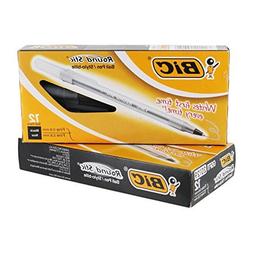 BIC Round Stic Xtra Precision Ball Pen, Fine Point , Black, 