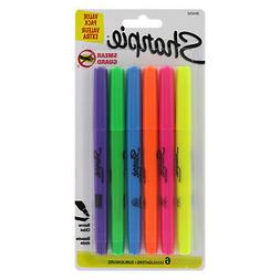 S Pocket Style Assorted Narrow Chisel Tip 6 Pack New