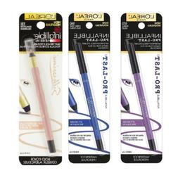 Set of 3 Mixed L'Oreal Infallible Pencil Eyeliner Blue Purpl