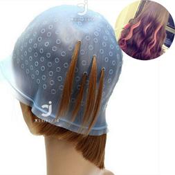 Silicone Dye Hat Cap For Hair Color Highlighting Hairdressin