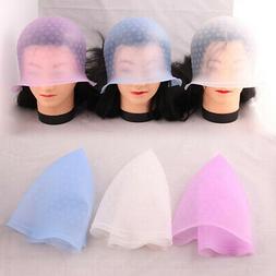Soft Reusable Silicone Dye Hat Cap for Hair Color Highlighti
