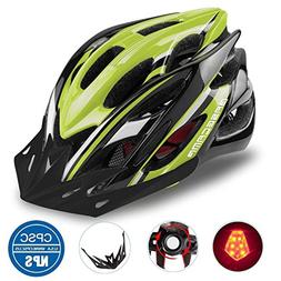 Basecamp Specialized Bike Helmet with Safety Light,Adjustabl