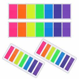 Strips Writable Labels Page Marker Bookmarks, 2 Sizes, 7 Col