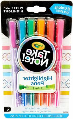Pens, Assorted Colors, 6 Count