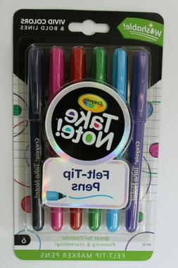 Crayola Take Note Washable Felt Tip Pens