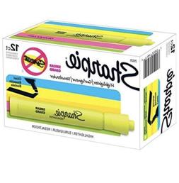 Sharpie Tank Highlighters, Chisel Tip, Fluorescent Yellow,  