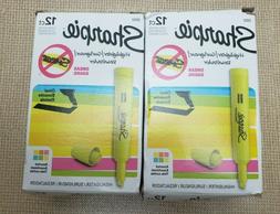 Sharpie 25053 Tank Highlighters, Chisel Tip, Assorted Colors