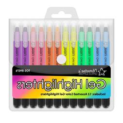 Thornton's Twist-Retractable Bible Gel Highlighters, Assorte