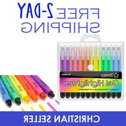 Thornton's Twist-Retractable Bible Gel Highlighters, Assorte