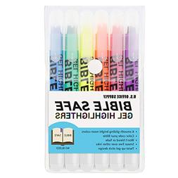 S - 6 Bright Neon Highlight Colors - Won't Bleed, Fade Or Sm