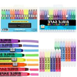S - 8 Bright Neon Highlight Colors In 16 Marker Set - Won't 