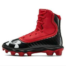 Under Armour UA Highlight  RM jr. Football Cleats NIB Red Bl