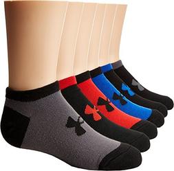 Under Armour Unisex UA Next Highlight No Show 6-Pack  Red/As