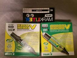 PILOT Vboard Markers Whiteboard, Chisel, Amd Highlighter