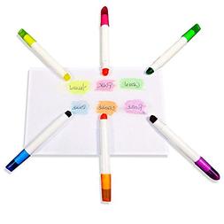 Pens - Waterproof Crayon Markers, Bright Neon Colors.