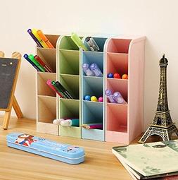 Chris.W Wheat Straw Desk Pencil Organizer - Caddies for Offi