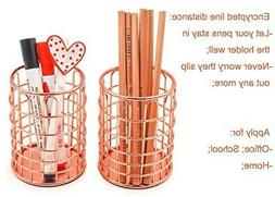 Superbpag Wire Metal Desktop Pencil Holder Set of 2 , New