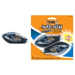 BIC Wite-Out Brand EZ Correct Grip Correction Tape, White, 2