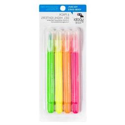 Yoobi153; Gel Highlighters, 4ct - Multicolor Multi-Colored